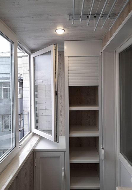 Шкаф для балкона и лоджии